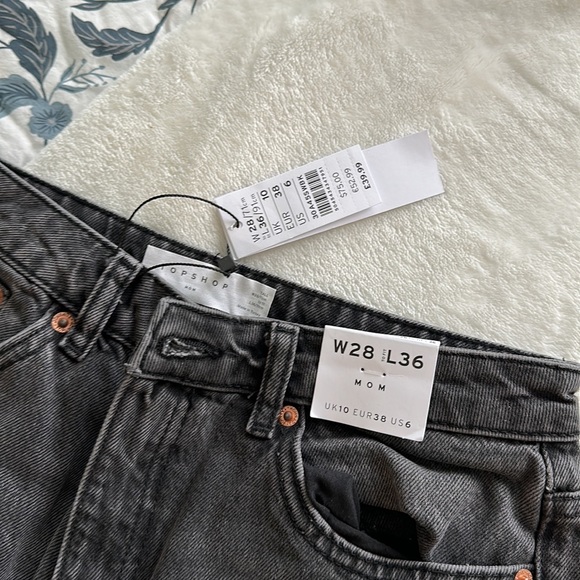 Dark grey mom jeans - Picture 2 of 2